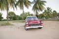 Old american car at Cuba