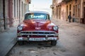 Old Cuban Car - Rear View Royalty Free Stock Photo