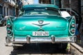 Old Cuban Car - Rear View Royalty Free Stock Photo