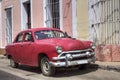 Old american car in Trinidad, Cuba