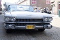 Old American car, vintage 1959 Cadillac Eldorado Biarritz, cabriolet Oldtimer car, retro-style, Hague, Netherlands - September 12 Royalty Free Stock Photo