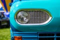 Old American classic car half front side Royalty Free Stock Photo