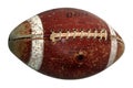 Old american football ball Royalty Free Stock Photo