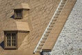 Old american house dormer