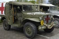 Old american military trucks Royalty Free Stock Photo