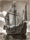 Sailing Vessel, Tall Ship, Old Photo