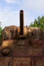 The old American WW2 tank in Normandy Royalty Free Stock Photo