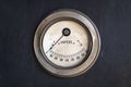 Old ammeter in a factory Royalty Free Stock Photo