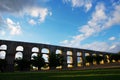 Old Amoreira Aqueduct in Elvas Royalty Free Stock Photo