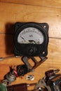 Old amperemeter Royalty Free Stock Photo
