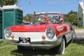 Old Amphicar at the car show Royalty Free Stock Photo