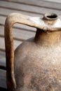 Old amphora handle Royalty Free Stock Photo