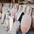 Old amphoras Royalty Free Stock Photo