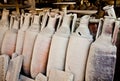Old amphoras Royalty Free Stock Photo