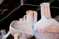 Old amphoras Royalty Free Stock Photo