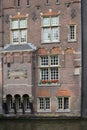 Old Amsterdam house in Holland in northern Europe Royalty Free Stock Photo