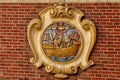 Old Amsterdam shield Royalty Free Stock Photo