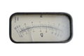 Old analog indicator arrow equipment measure Royalty Free Stock Photo