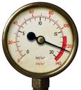 Old  Pressure Meter Royalty Free Stock Photo