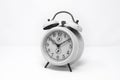 Old analog twin bell alarm clock