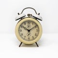 Old analog twin bell alarm clock