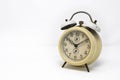 Old analog twin bell alarm clock