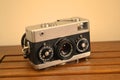 Old analogic photography camera Vintage retro film camera