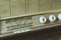 Old analogue radio detail