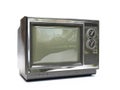 Old analogue TV set Royalty Free Stock Photo