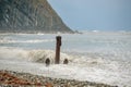 Old anchor on the beach Royalty Free Stock Photo