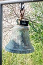 Old ancient big bell in Bodrum Castle Royalty Free Stock Photo