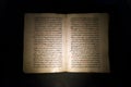 Old Ancient Book With Arabic Text Royalty Free Stock Photo