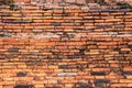 Old ancient brick wall background and texture for design decoration. Royalty Free Stock Photo