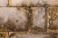 Old ancient brick wall grunge texture Royalty Free Stock Photo