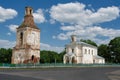 Old catholic church of St Peter and Paul in Novodevyatkovichi, Slonim district, Grodno region, Belarus