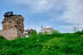 Old and ancient city wall in nicaea iznik Bursa
