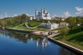 Old Holy Assumption Cathedral on the embankment of the Western Dvina river, Vitebsk, Belarus