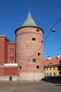 Old ancient medieval gunpowder tower, Riga, Latvia