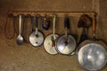 Old and ancient popular kitchen utensils