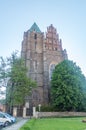 Old ancient Saints Peter and Paul Basilica in Strzegom, Poland