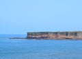 An Old Ancient Sea Fort in Blue Water - Suvarnadurga Fort Royalty Free Stock Photo