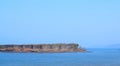 An Old Ancient Sea Fort in Blue Water - Suvarnadurga Fort Royalty Free Stock Photo