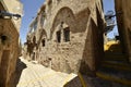 Old ancient street and houses in Jaffa city,near Tel Aviv,Israel.