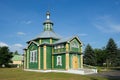 Old wooden church of the Holy Life Giving Trinity. Morino village, Grodno region, Belarus