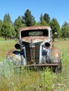 OLD ANTIQUE ABANDONED GMC TRUCK IN IDAHO