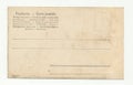 Old antique blank grungy postcard on white background