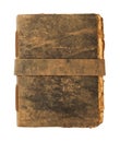 Old antique book with vintage leather cover Royalty Free Stock Photo