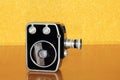 Old antique camera. Royalty Free Stock Photo