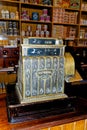 Old antique cash register till - Beamish Village - United Kingdom Royalty Free Stock Photo