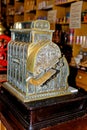 Old antique cash register till - Beamish Village - United Kingdom Royalty Free Stock Photo